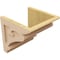 Ekena Millwork 11"W x 11"D x 11"H Wide Mayflower Rough Cedar Woodgrain TimberThane Corbel, Primed Tan CORUR11X11X11MAYRCPR - alternate 6